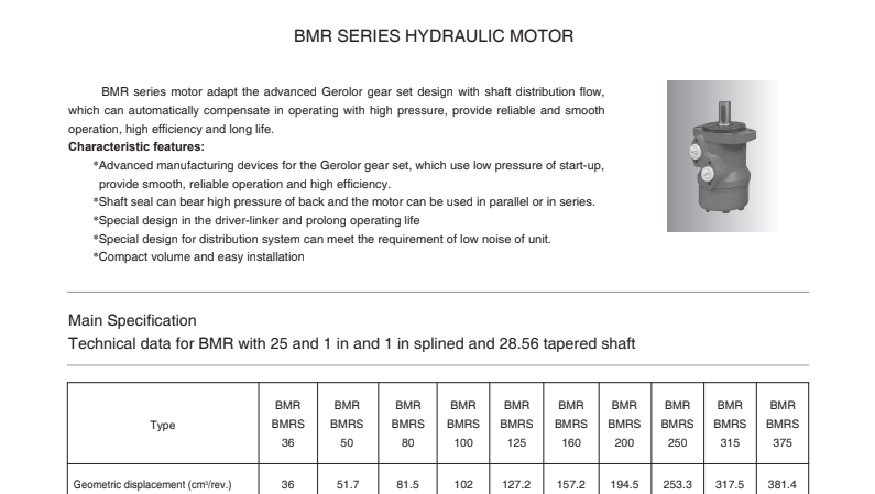  Motor - BMR